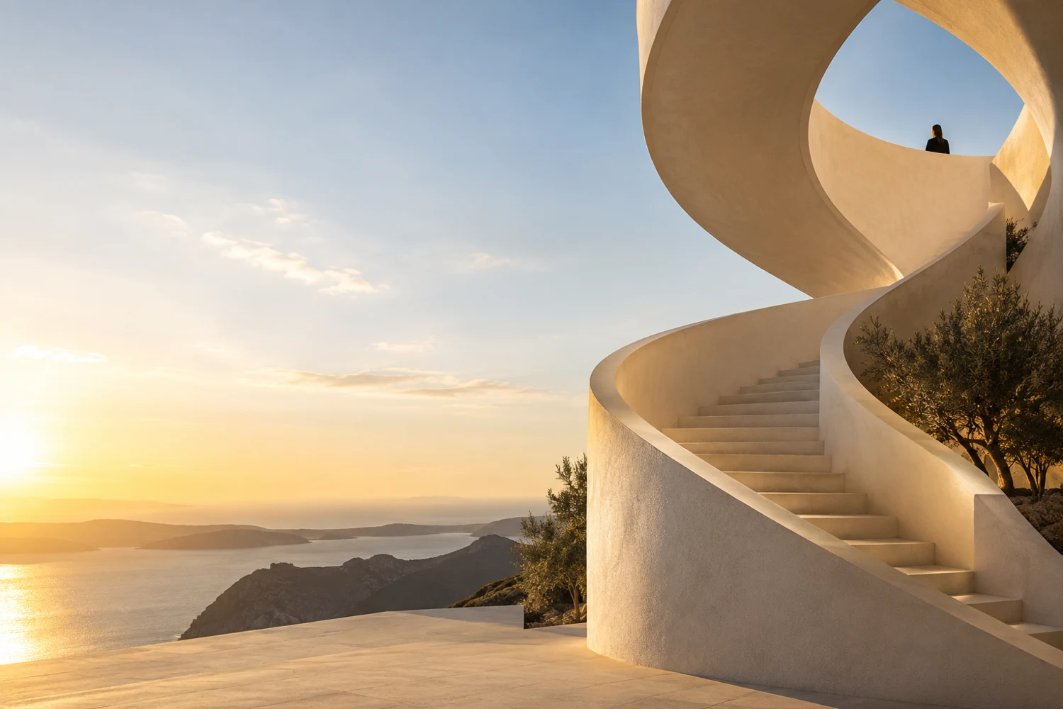 Architecture lumineuse ouverte sur de nouvelles perspectives